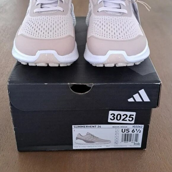 adidas Summervent 24 Bounce Golf Shoes Low - Color: Mauve / Fig - Size: 9 - Picture 3 of 9